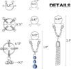 5Pairs Fake Nipple Rings for Women Men Adjustable Shield Rings with Bell Surgical Nipple Clamp Rings Non Piercing Nipple Rings Dangles Clip On Fake Ni