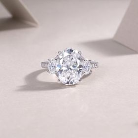 1Crown Of Radiance - A Fashionable And Luxurious Jewelry Accessory Set With Moissanite S925 Sterling Silver And Platinum-plated Diamond Prohibit (Option: No5)