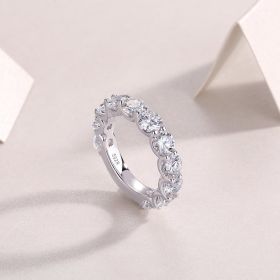1Dazzling Moments - A Fashionable And Luxurious Jewelry Accessory Set With Moissanite S925 Sterling Silver And Platinum-plated Diamond Prohibit T (Option: No5)