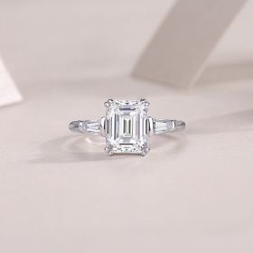 1Starry Sky Mirror - A Fashionable Diamond Jewelry Piece Set With Moissanite S925 Sterling Silver And Platinum Diamond Ring Prohibit Tk Sales (Option: No5)