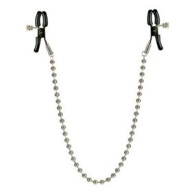 Nipple Clamps Silver Beaded Chain (SKU: TCN-SE2610-10)