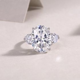 1Soul Resonance - A Fashionable And Luxurious Jewelry Accessory Set With Moissanite S925 Sterling Silver And Platinum-plated Diamond Prohibit Tk (Option: No5)